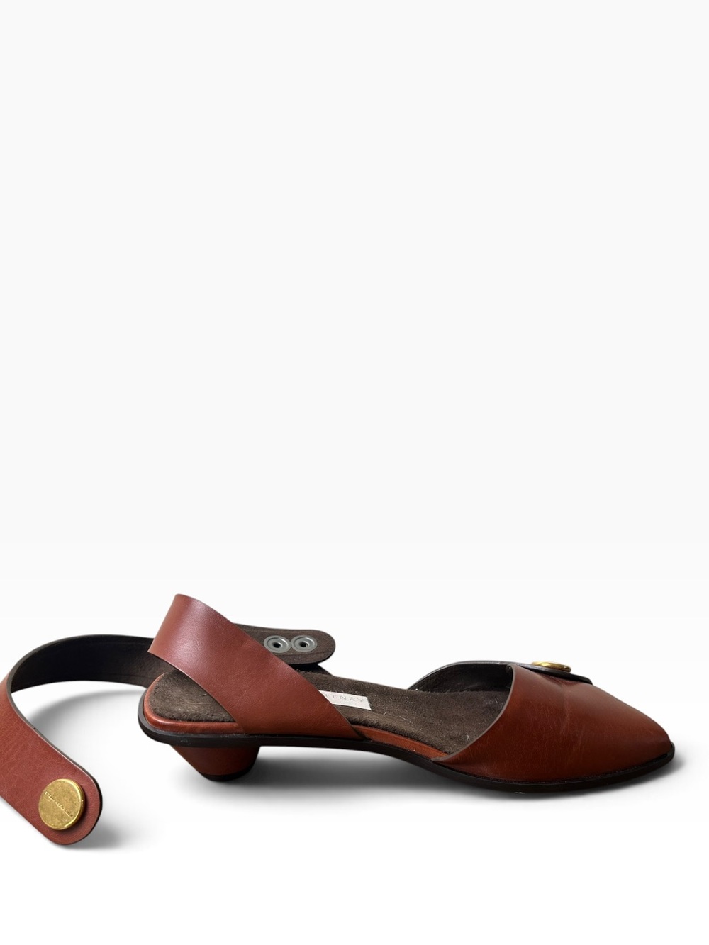 Stella McCartney Brown Strappy Sandals Size 37 Made in Italy - Picture 7 of 8